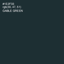 #1E2F33 - Gable Green Color Image